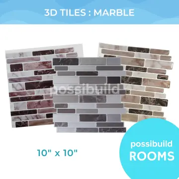 Shop 3D Peel Stick Wall Tiles With Great Discounts And Prices Online - Sep  2023 | Lazada Philippines