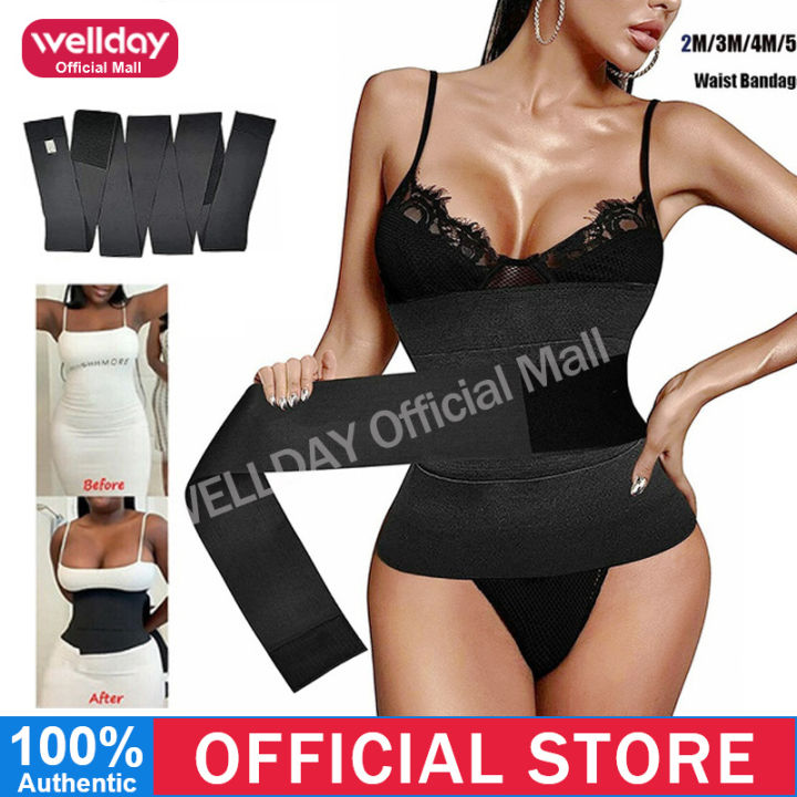 Wellday Quick Snatch Bandage Wrap Women Slimming Tummy Wrap Belt Invisible Strap Waist Trainer 