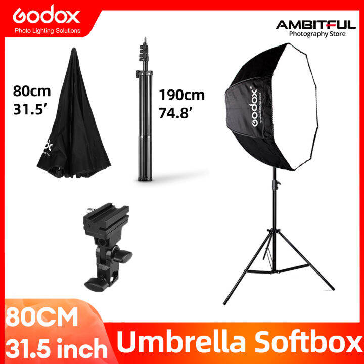 Godox 80cm 31 5inch Softbox Octagon Umbrella Softbox 190cm Light