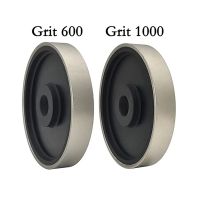 2PCS Diamond Lapidary Jewelry Grinding Wheel 6 Inch 600 1000 Grit, 1 Inch Arbor Hole, Diamond Grinding Wheel