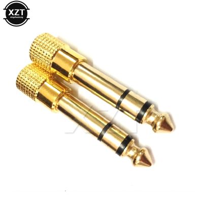 6.5MM Male to 3.5MM Female Jack Plug Audio Headset Microphone Guitar Recording Adapter 6.5 3.5 Converter Aux Cable Gold Plated Cables