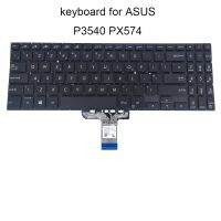 UK เปลี่ยนคีย์บอร์ดสำหรับ ASUS Pro P3540 P3540FA P3540F PX574 PX574FA PX574FB GB อังกฤษโน้ตบุ๊ค PC คีย์บอร์ด0KN1 7L1UK13