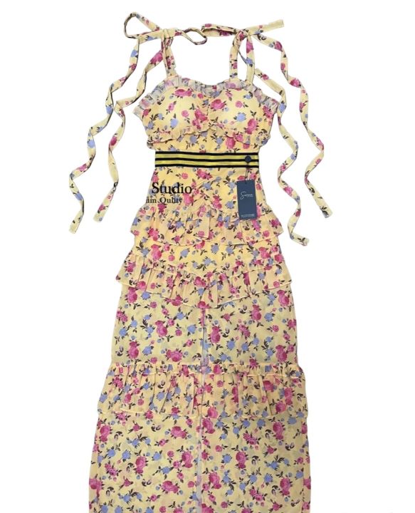 p018-015-pimnadacloset-spaghetti-strap-tie-shoulder-chiffon-floral-print-sexy-midi-dress
