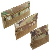 Hunting Airsoft Vest Pouch Tactical Patch Pouch Candy Bags for MK3 MK4 Airsoft Chest Rig Vest Attached Hanging Storage Bag Adhesives Tape