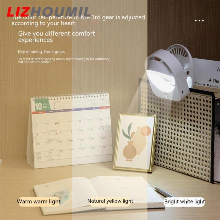 หลอดไฟบนโต๊ะคลิป-led-lizhoumil-4w-1a-3ระดับ1200mah-แบตเตอรี่ลดแสง-pelindung-mata-ไฟกลางคืนไฟอ่านหนังสือ