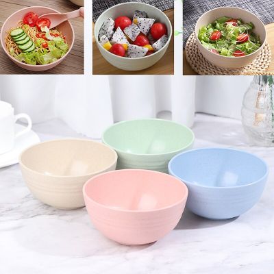 Unbreakable Snack Baby Bowls Wheat Straw Degradable Cereal Bowl