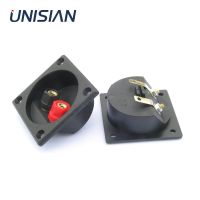 UNISIAN Speaker External Banana Connector WP 2P Positions Push In Jack Spring Load Audio Speaker Terminals Breadboard Clips