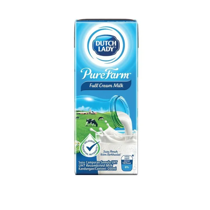Dutch Lady Full Cream Milk 200ml Lazada