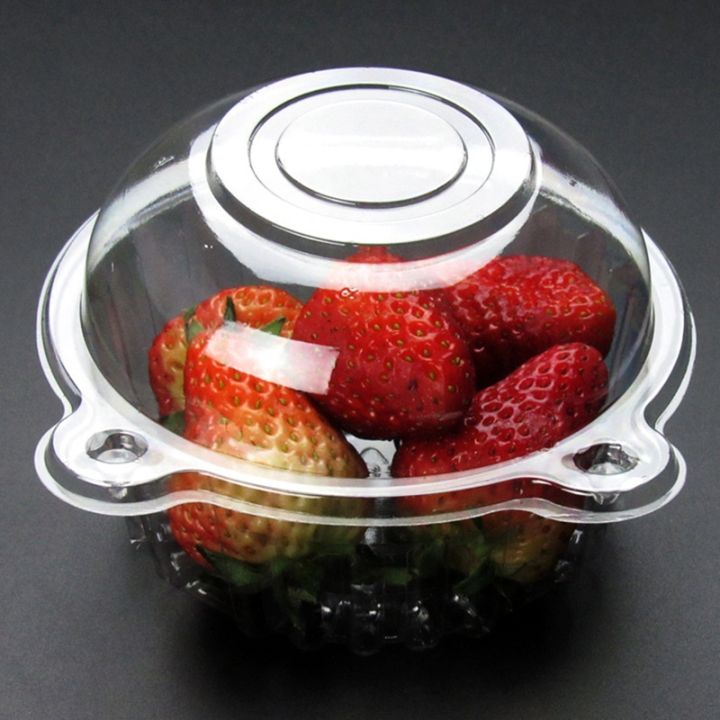 100-pieces-of-transparent-plastic-single-cupcake-cake-box-muffin-dome-holder-box