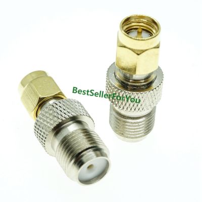 F Type Female Jack To SMA Connector Male Plug Coax Coaxial Connector RF Adapter Electrical Connectors
