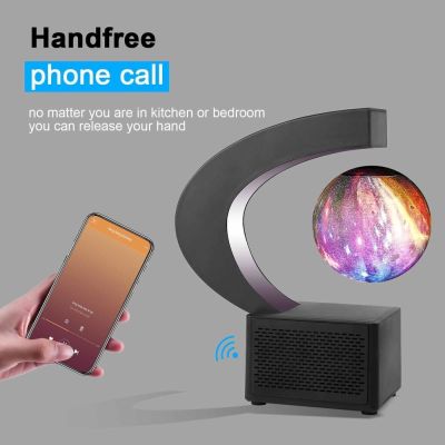 Bluetooth Speaker Magnetic Levitation Sound Stereo Speakers Audio Player Home Decoration 16 Colors Lamp Subwoofer For Bedroom