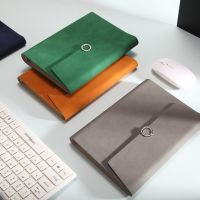 《   CYUCHEN KK 》 Business Office Binder Notebook A5 Multifunctional Trifold 6 Holes Loose Leaf Diary Note Book With Card Slot Office Stationary