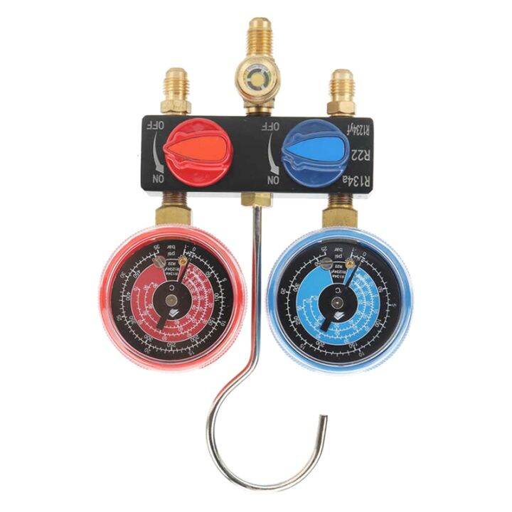 HSM01 Refrigerant Diagnose Manifold Gauge G1/4 Condition Manometer