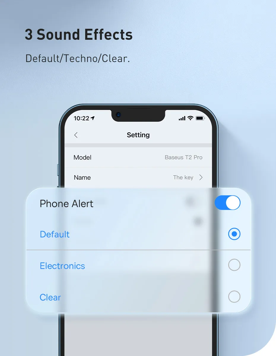 So sánh kích thước của Tag Bluetooth Baseus T2 Pro với đồng xu