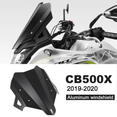 กระจกบังลมอะลูมิเนียมสำหรับ Honda CB500X CB 500 X CB500 2019-2020อุปกรณ์เสริมกระจกบังลม