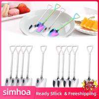 Simhoa ช้อนชา10ชิ้นสำหรับใส่เครื่องปรุงมูสสำหรับใช้ในงานปาร์ตี้