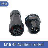 1pc M16 Waterproof Connector IP68 2 10 Pin Connectors 3.5 7.5mm Cable Range Electric Power Aviation Plug Socket for Led Light