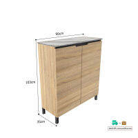 Inhome Furniture ชั้นวางรองเท้า W90xD35xH103 ซม. รุ่น SB-9062