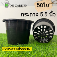 [50ใบ] กระถางต้นไม้ กระถางปลูกต้นไม้ 5.5 นิ้ว 6 นิ้ว ราคาถูกสุด ขายส่งจากโรงงาน