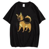 CLOOCL 100% Cotton Men T-shirt Fashion Dogs German Shepherd Cartoon Chest Print Tees Summer O-neck Hip Hop Tops Men Clothing XS-4XL-5XL-6XL