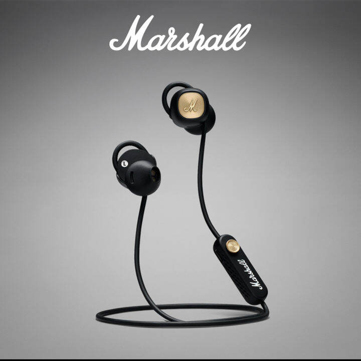 MARSHALL MINOR II Minor 2 Bluetooth Earphones - Black | Lazada.co.th