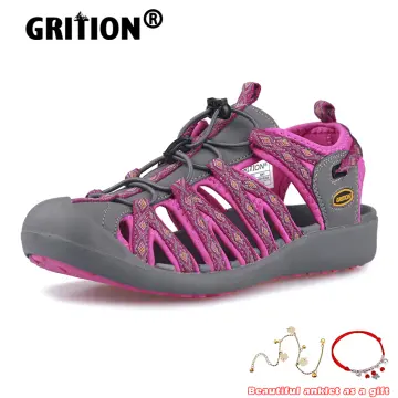 Sandal for Women Online| Arpenaz 50 Hiking Sandal Grey/Pink