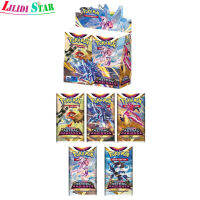 LS【ready Stock】324Pcs Pokemon Board Game Battle Cards ฟอยล์สีทองอะนิเมะการ์ตูน Elf การ์ดภาษาอังกฤษสำหรับคอลเลกชันแฟนๆ1【cod】