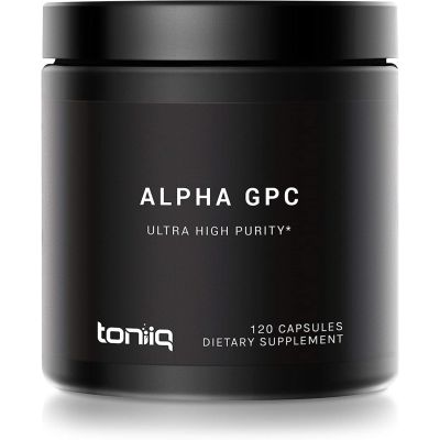 Toniiq Ultra High Purity Alpha GPC 600 mg 120 Capsules