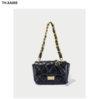 Small sweet wind fatty thick chain bag 2023 new female bag worn thin shoulder bag portable fashion and package