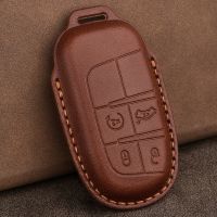 【cw】 Car Key Case Cover For Fiat Punto Dodge Journey Charger Jeep Renegade Grand Cherokee Chrysler 200 300 Protective Key Shell Skin 【hot】