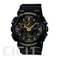 G-Shock (55mm, ตัวเรือนสีดำ, สายสีดำ) รุ่น GA-100CF-1A9DR