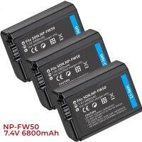 5Pack 6800mAh NP-FW50 Camera Battery Set Compatible with Sony AlphaA6000A6500A6300A6400A7A7IIA7RIIA7SIIA7SA7S2A7R in stock