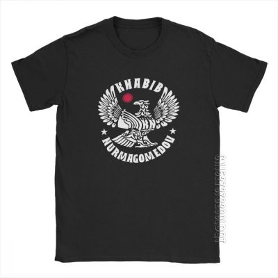 Khabib Nurmagomedov Legacy Men T Shirt Eagle MMA Funny Cotton Male Tshirt Basic Tees O Neck T-Shirt Graphic Clothes Tops