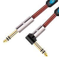 สายสัญญาณเสียง 6.5 audio cable male to male 6.35mm guitar electronic organ mixer cable power amplifier audio connection cable pair recording cable