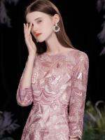 【YF】 Banquet Evening Dress for Women 2023 New Celebrity Style Host High end Mom Wedding Annual Meeting