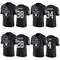 New Las Vegas Raiders NFL Soccer Jersey T-shirt Top Crosby Jackson Jacobs Carr Soccer Jersey Sports Shirt High Quality