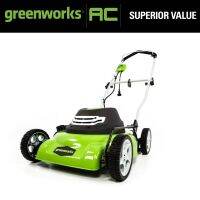 Greenworks เครื่องตัดญ้าที่ตัดหญ้ากดเดินหลังไฟฟ้าแบบมีสาย18นิ้ว12แอมป์