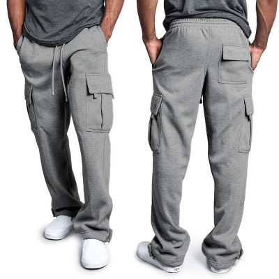 Jogging Training Pants For Men Outfit Hip Hop Sweatpants Joggers Streetwear Sport Trousers Running Trackpant Skinny Bottoms 4XL... กางเกงวิ่งจ๊อกกิ้ง