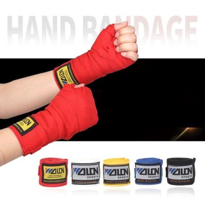 Sarung tangan perban tinju katun Sanda 2 gulungan/Set 1.5M/3M tali olahraga tinju MMA Sarung tangan pembungkus sabuk tinju olahraga