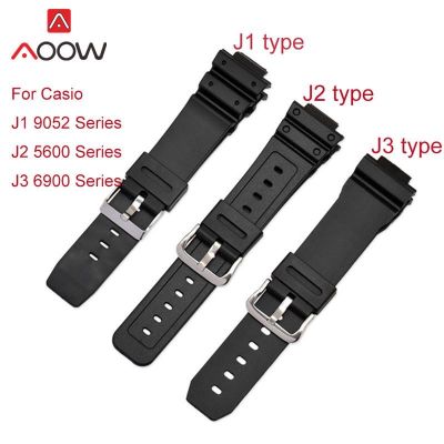 ❡ 16mm Silicone Watchband for Casio G-Shock 9052 5600 6900 Series Strap Men Rubber Sport Waterproof Replacement Band Accessories