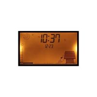 RHYTHM Snoopy Alarm Clock Interesting Action Digital Clock with Calendar White 8RDA79MS03 10x16.2x4.5cmTH