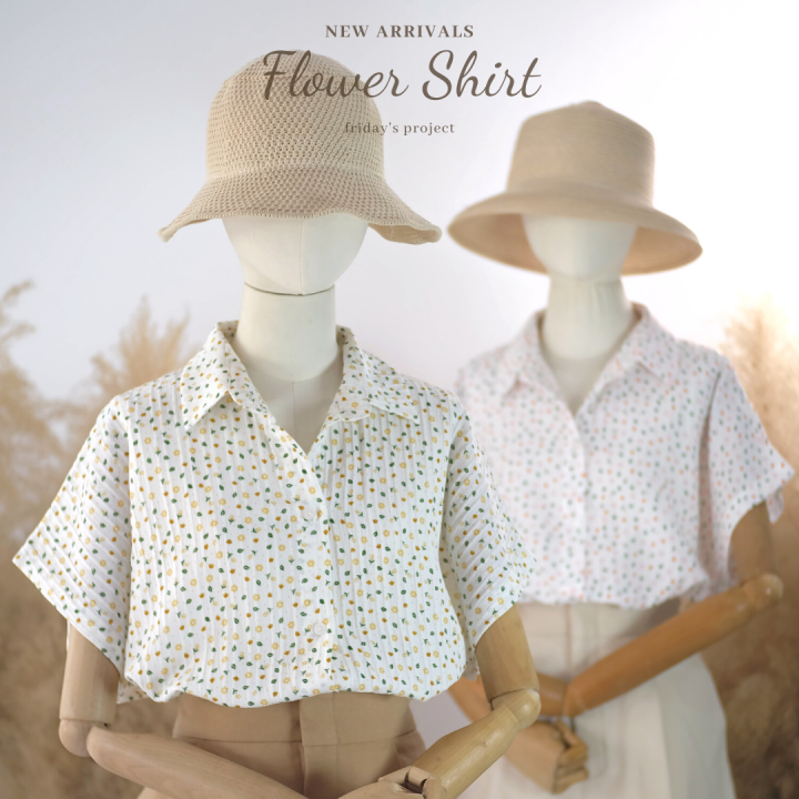 flower-shirt-เสื้อเชิ๊ตผ้าพิมพ์ลายดอกไม้สุดน่ารัก-รายละเอียดด้านล่างเพิ่มเติม