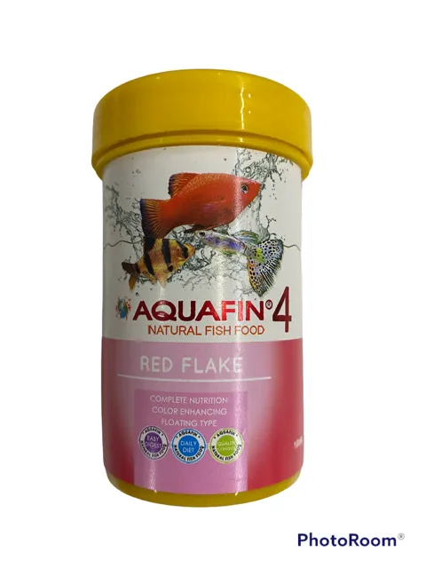 Aquafin 4 Red Flake Fish Food 100ml | Lazada