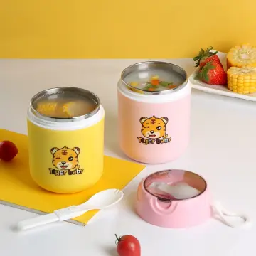 Tiger Magic bottle Keep warm lunch box stainless lunch jar Bowl