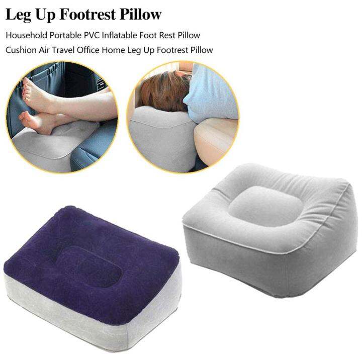 foot-pillow-household-portable-relaxing-feet-pillow-inflatable-foot-rest-leg-cushion-pvc-travel-office-footrest-ottoman-tool-พร้อมส่ง-ส่งจากร้าน-malcolm-store-กรุงเทพฯ