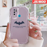 เคส JIUMOO สำหรับ VIVO Y30เคส Y50 Y30i การ์ตูนแบทแมนลายเนื้อครีมกันกระแทกแบบใสนิ่มเคสมือถือสร้างสรรค์โปร่งใสลายกล้องถ่ายรูปเรียบง่ายฝาครอบป้องกัน