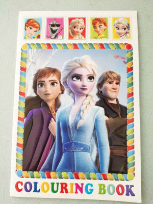 10 Pcs/Set 16 Pages Snow Princess Girls Coloring Book Sticker Book For Kids Children Adults Colouring Painting Drawing Story Color Books