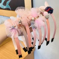 COD SDFGERGERTER Childrens Headband Korean Cartoon Princess Pink Broken Hair Headband Does Not Hurt Hair Girl Headwear