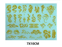 เครื่องชั่งน้ำหนักที่แตกต่างกันประเภท124 118 112 110 Dragon รุ่น Water Slide Decal สีเหลือง