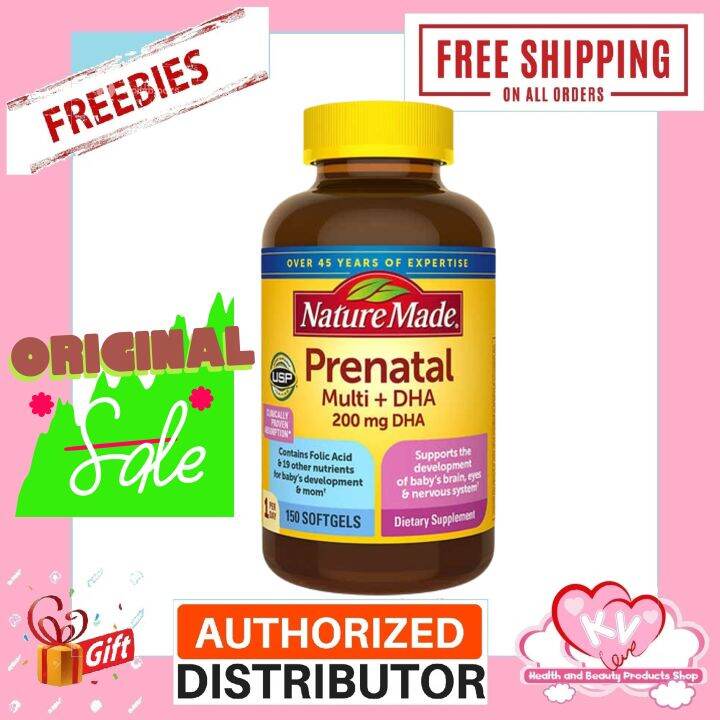 Nature S Made Prenatal Multi Dha 200mg Dha Lazada Ph